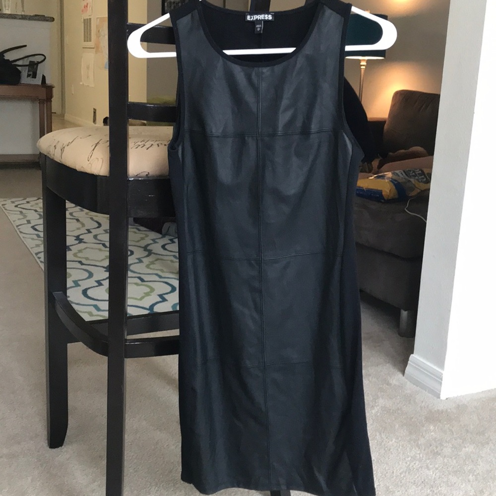 XS Express faux leather dress